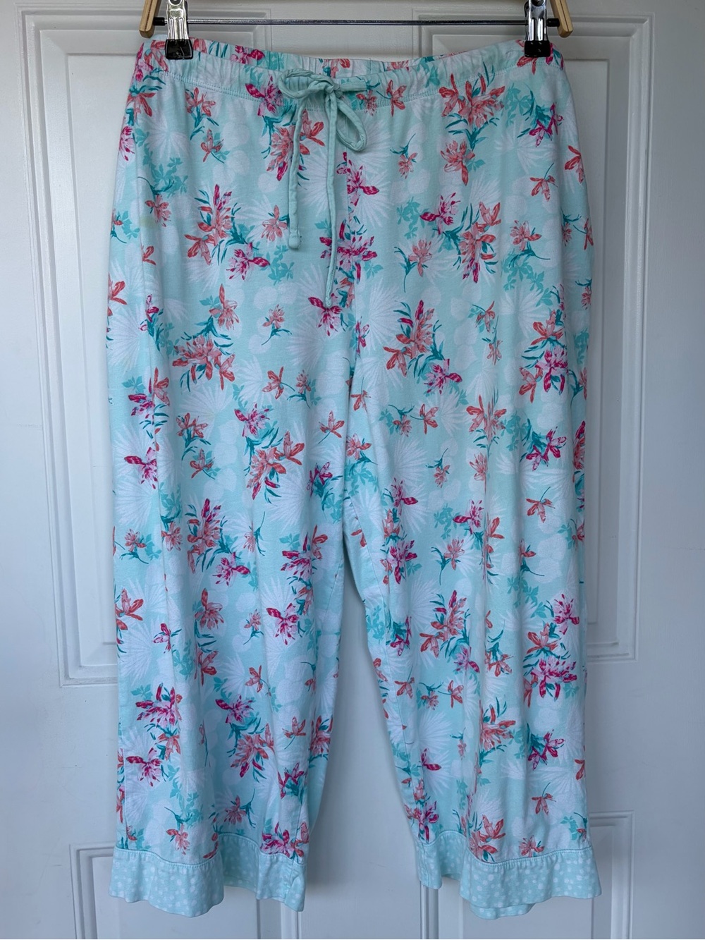•Carole Hochman• Cropped Pajama/Lounge Pants - Size XL